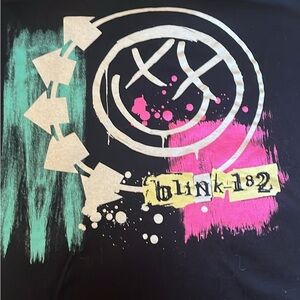Blink 182 Untitled Album Cover T-shirt Tour Promo Concert Black Men’s Large